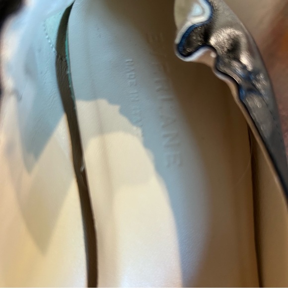 Everlane Day Heel in Black Leather – Classic Ballet Style Pumps, Size 7 - Picture 6 of 6